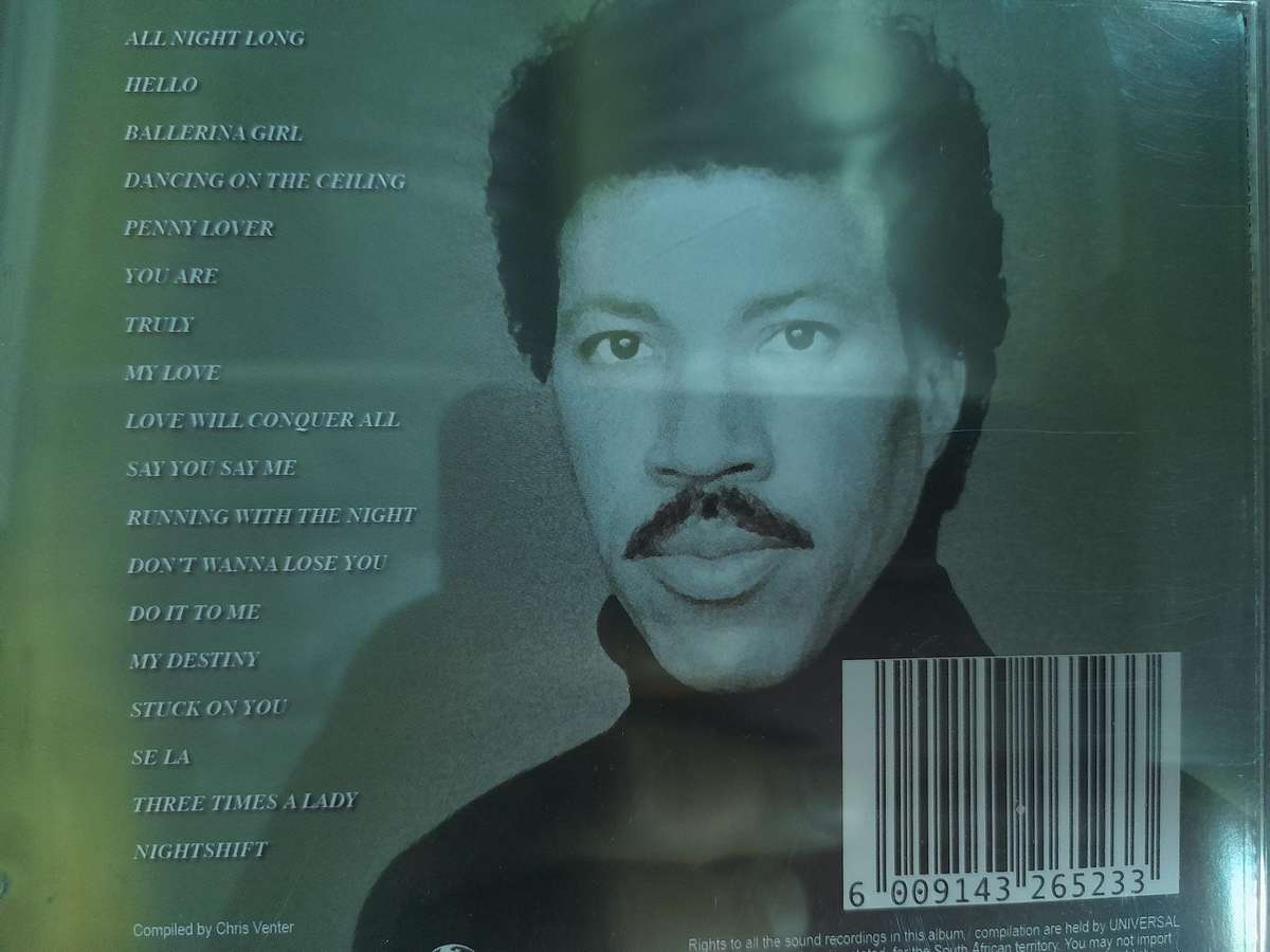 Lionel Richie - Back to Front - Revised Version