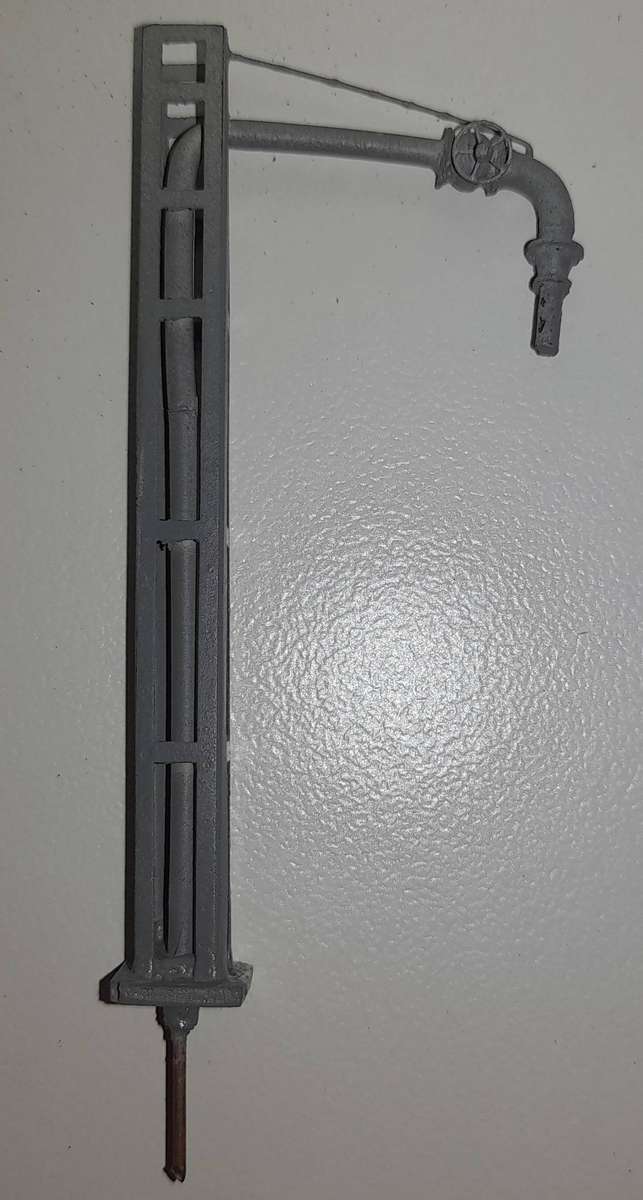 Railway: Tower pump nozzle (HO Scale)