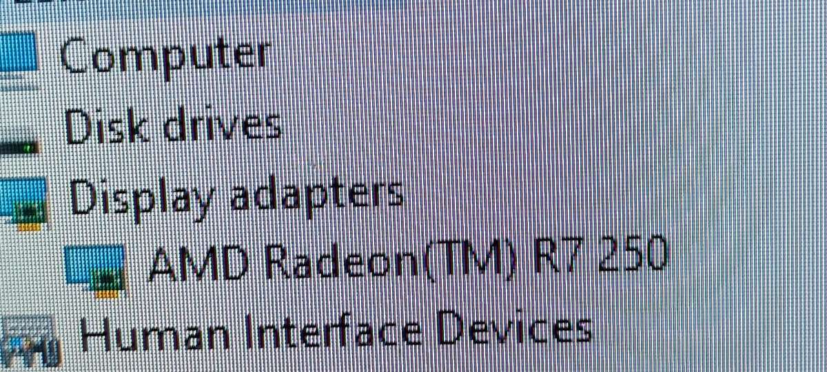 AMD Radeon (TM) R7 250 graphics card