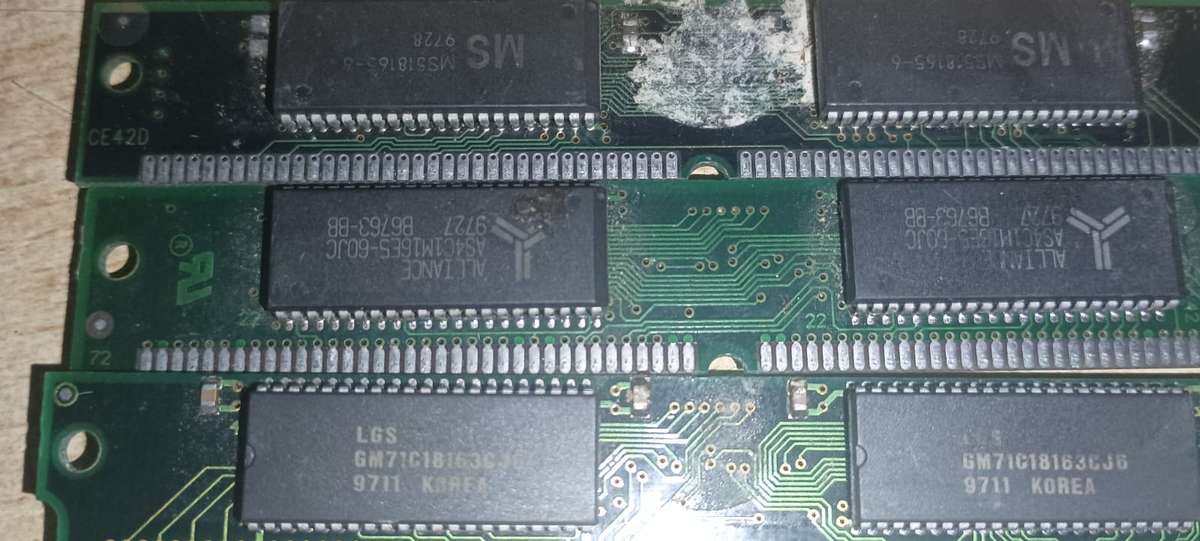 Old Vintage RAM computer modules