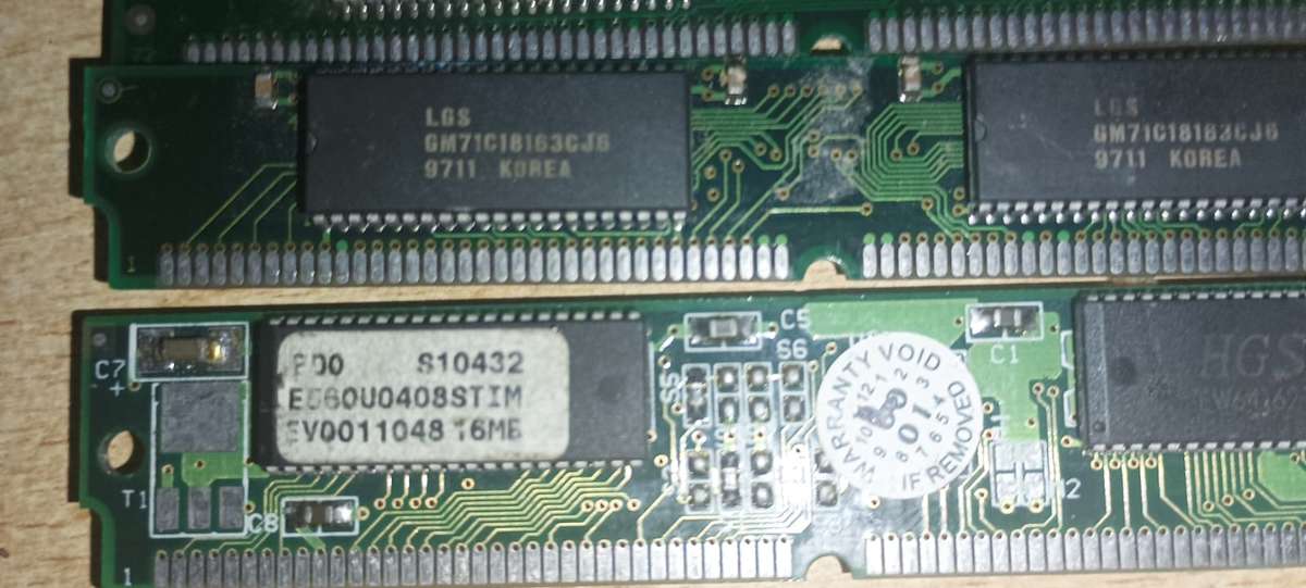 Old Vintage RAM computer modules