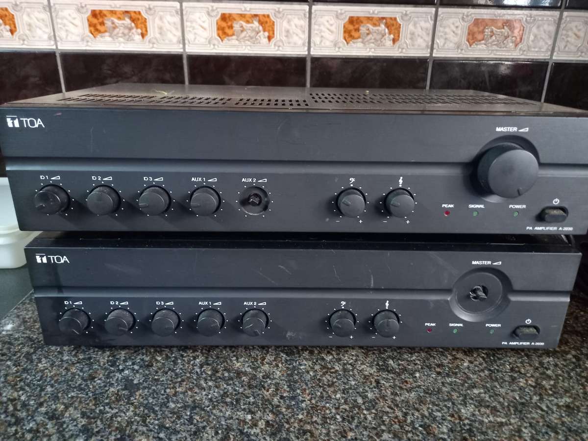 TOA PA Amplifier A-2030 x2 AS IS