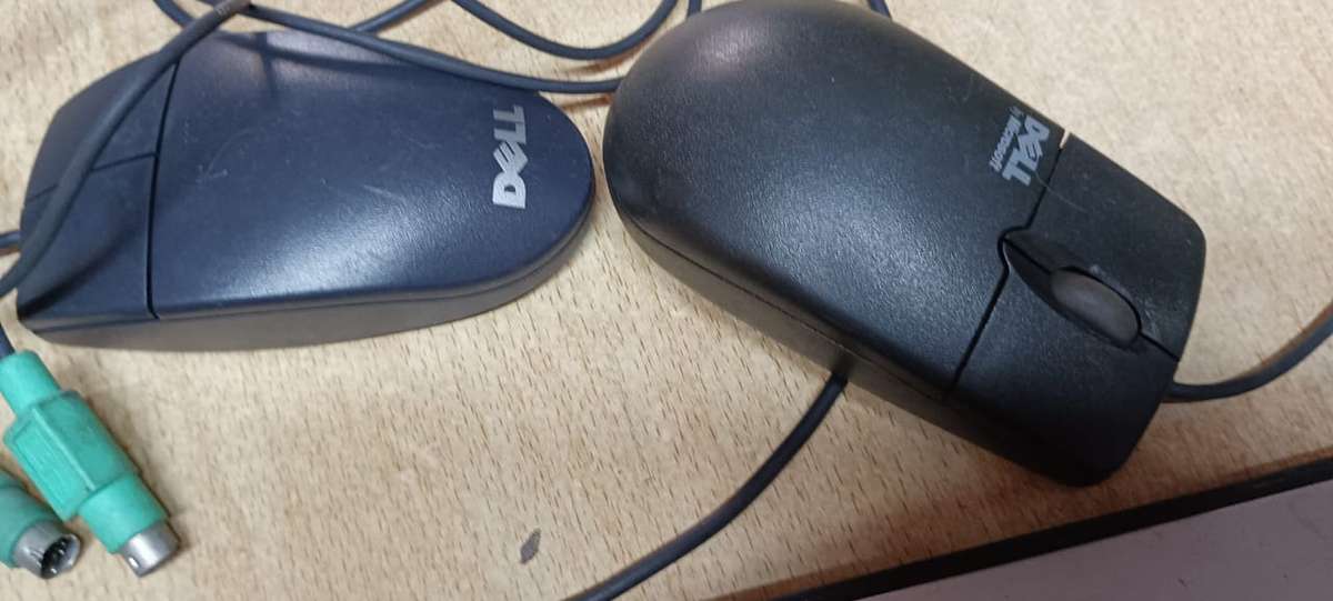 PS2 Keyboard and ball mouse x 2