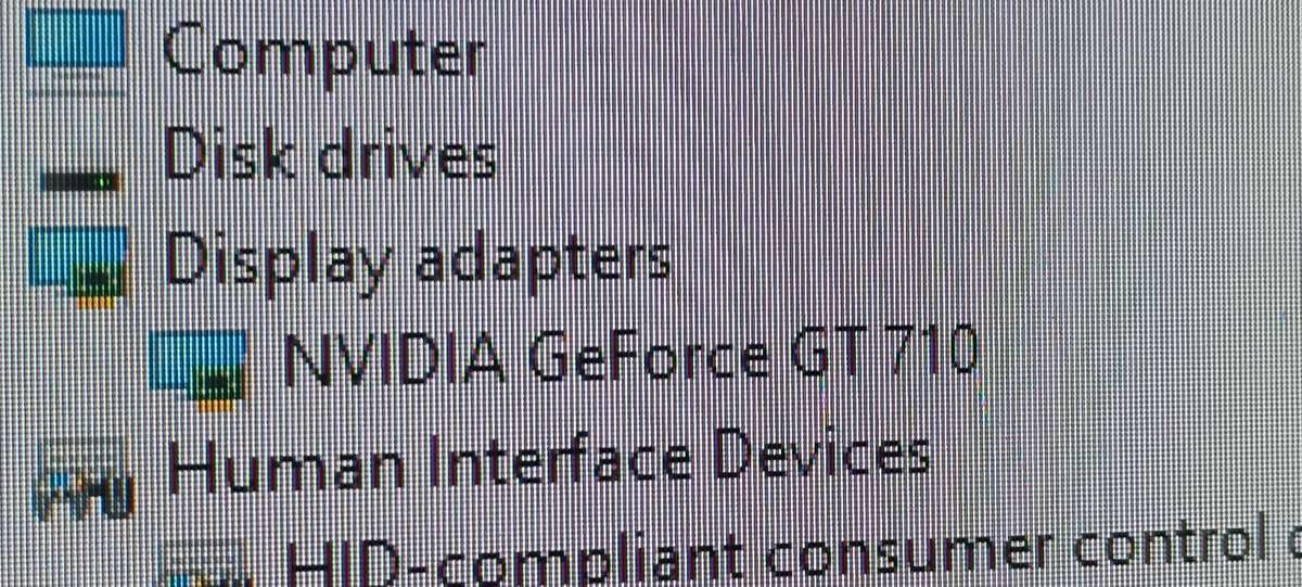 Nvidia Geforce GT710  1 gig card
