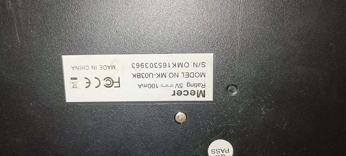 Keyboard Mecer MK-U03BK