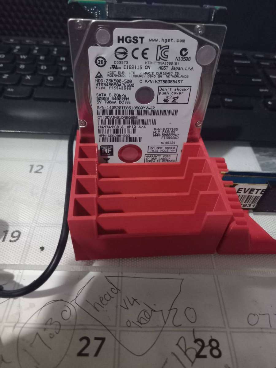SSD and NVME holders 3d printed for Runitek
