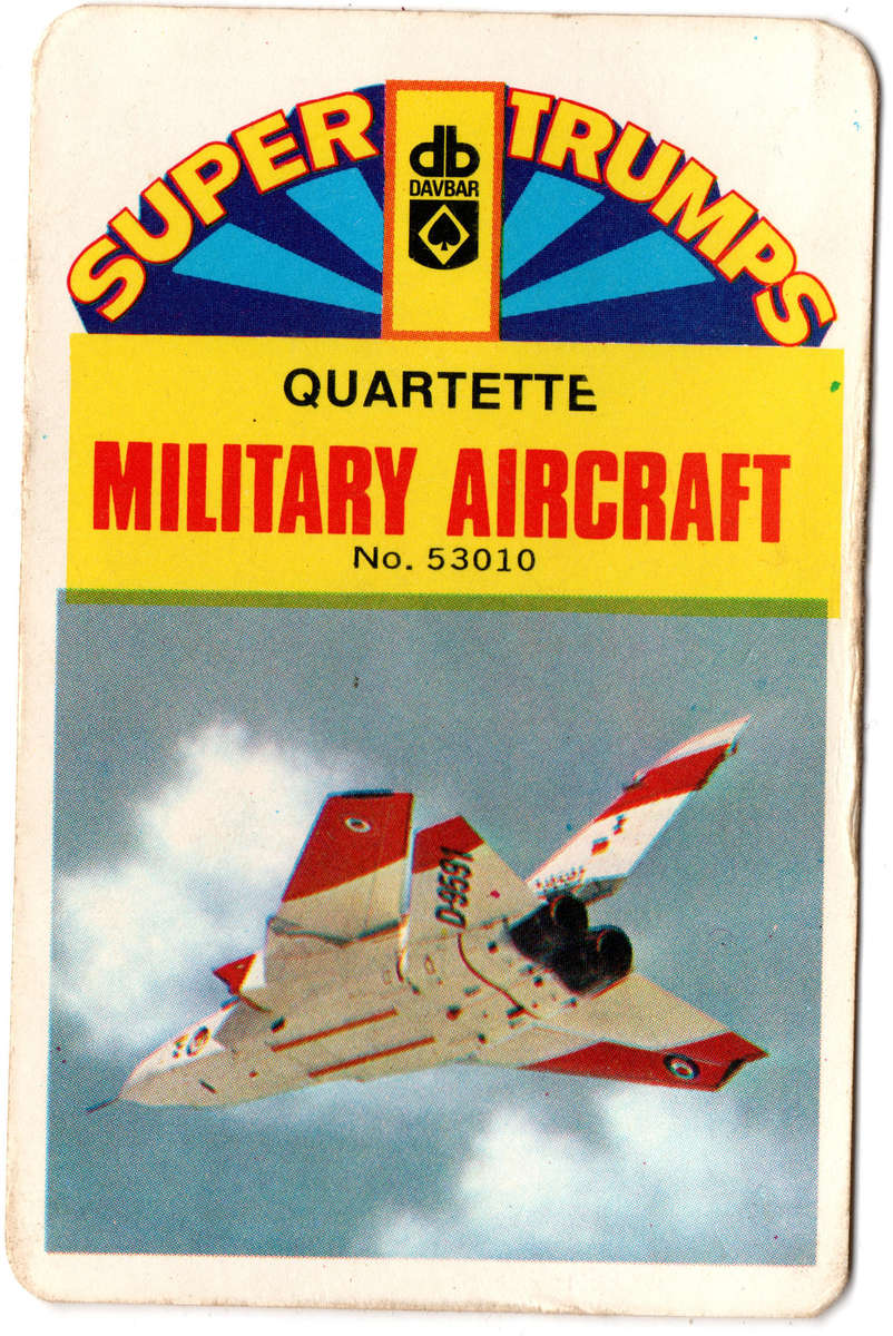 Vintage Super Trump Cards