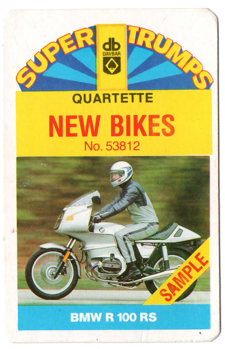 Vintage Super Trump Cards