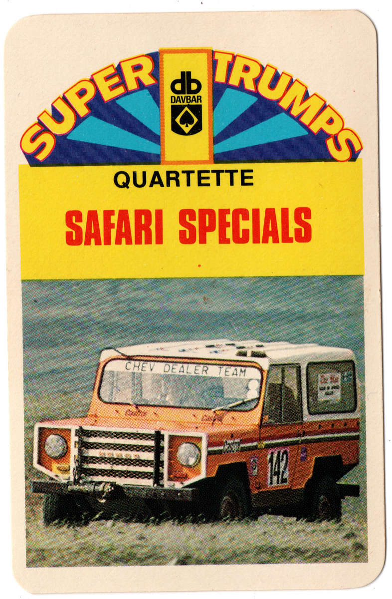 Vintage Super Trump Cards