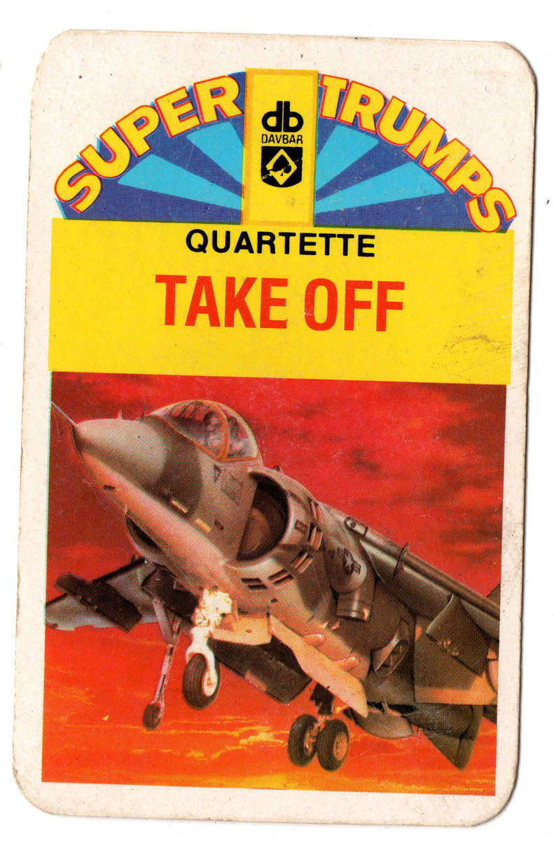 Vintage Super Trump Cards