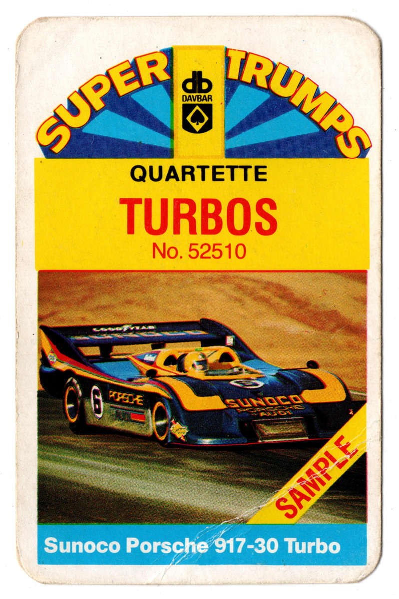 Vintage Super Trump Cards