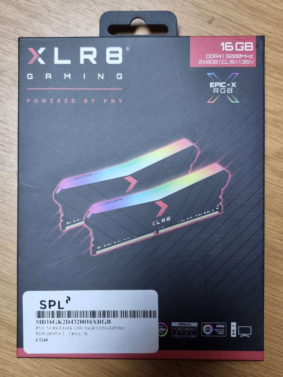 PNY XLR8 DDR4 3200Mhz 8GB 1.35V DIMM