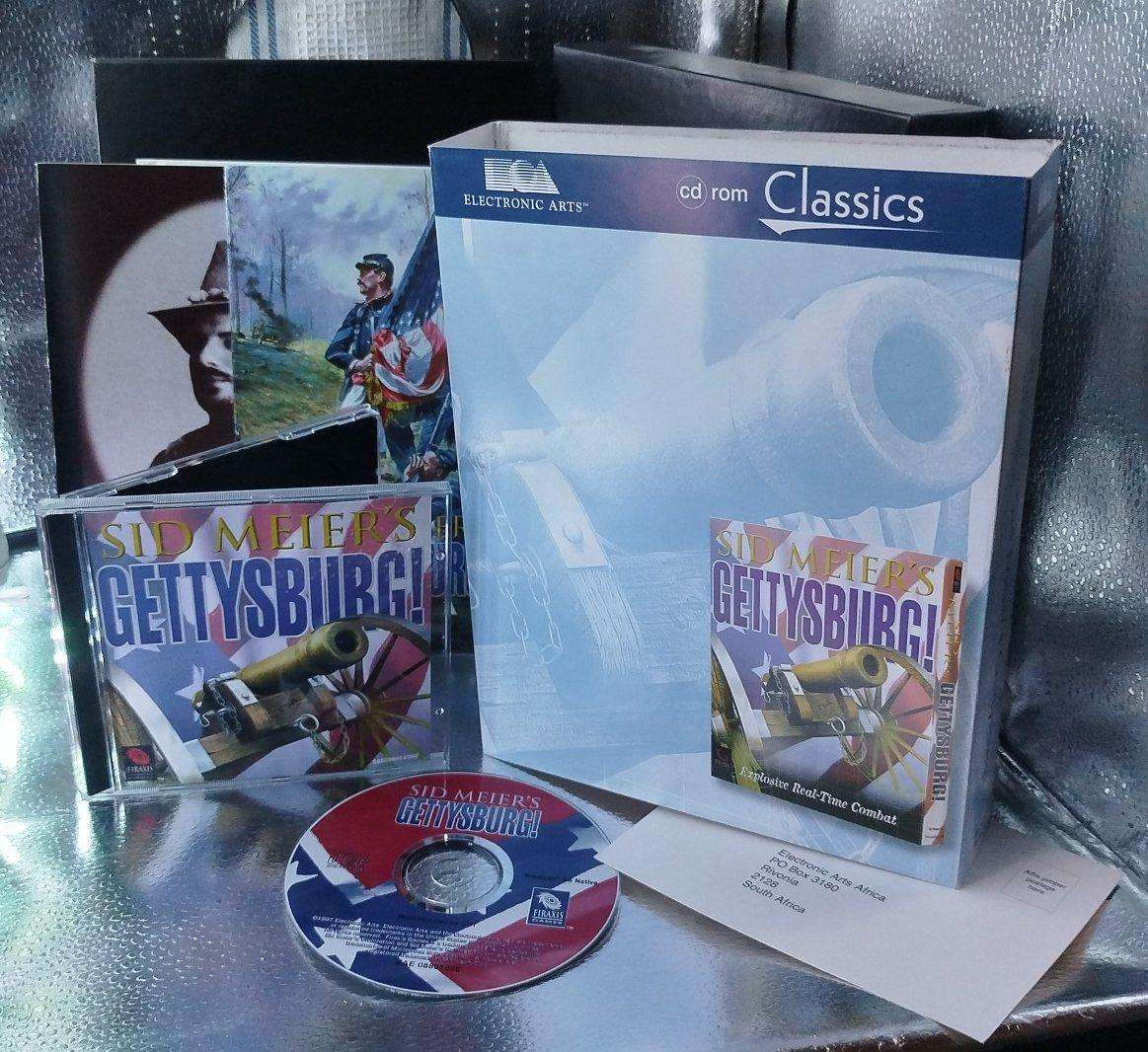 EA Classics Sid Meier's Gettysburg! (1997) PC Big box