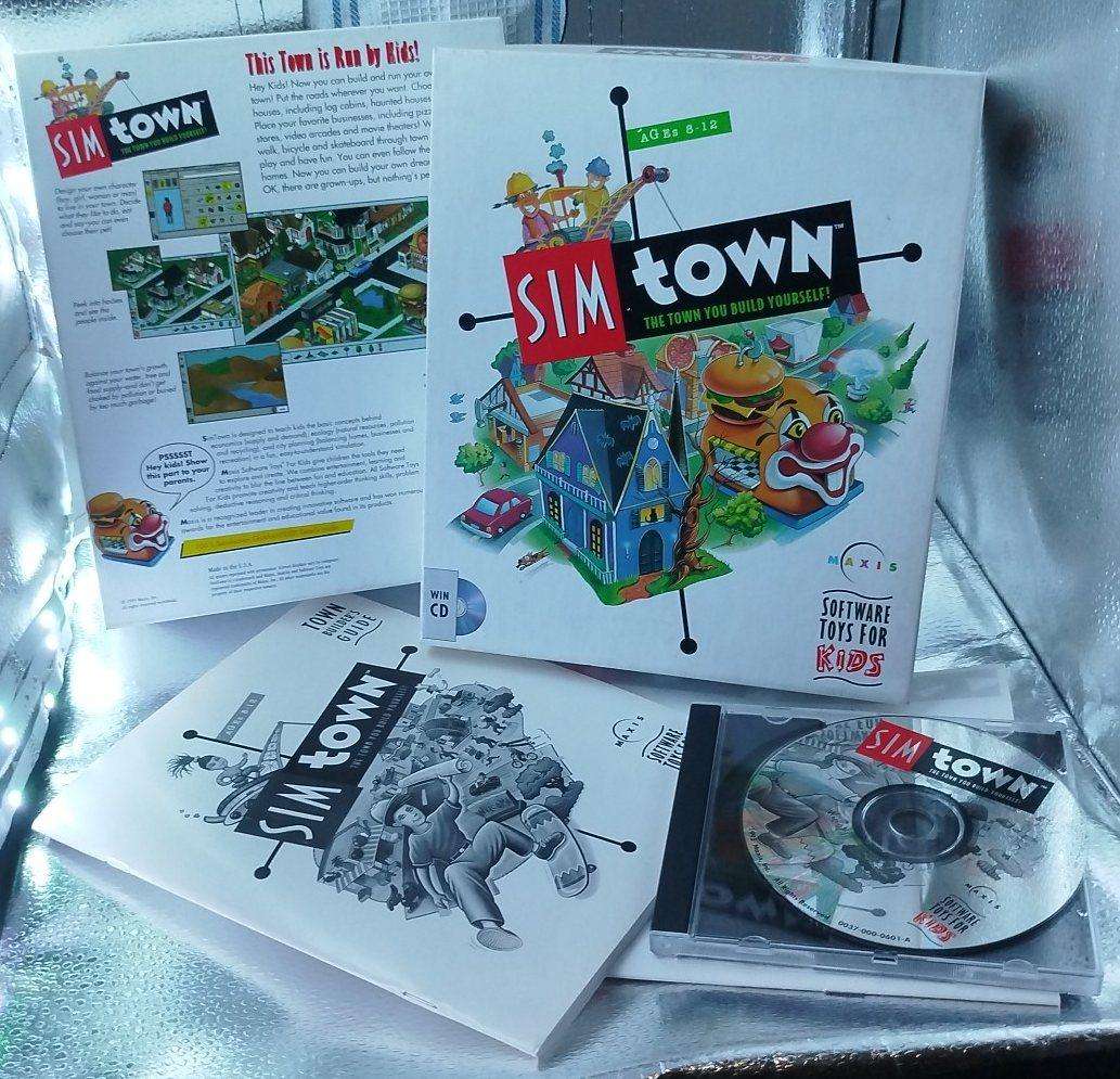 SimTown (1995) PC Big Box