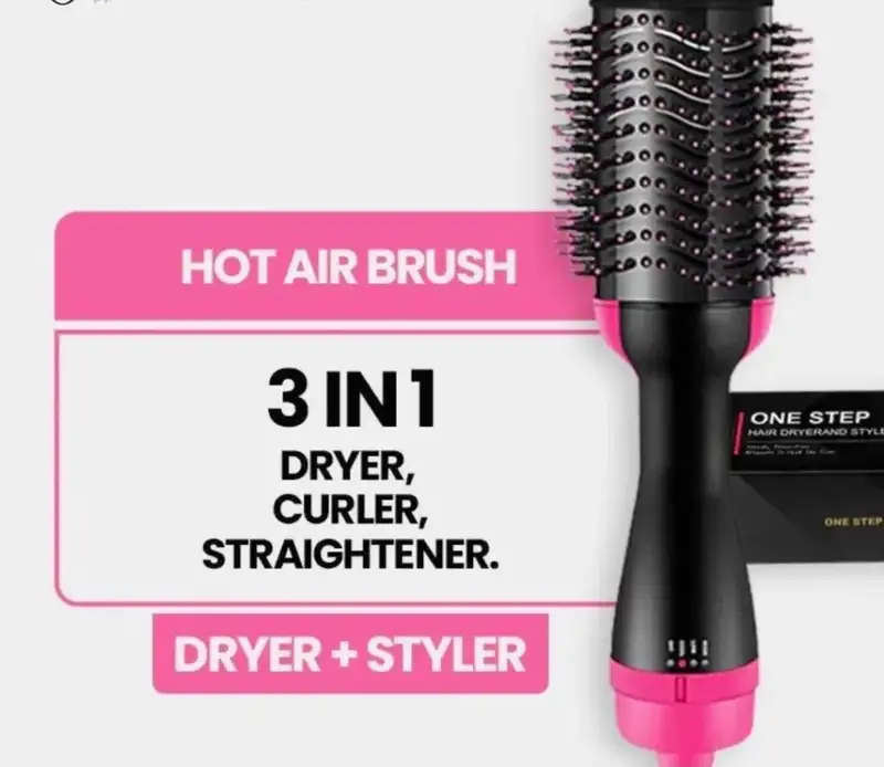 One Step Hot Air Brush (Dryer + Straightener)