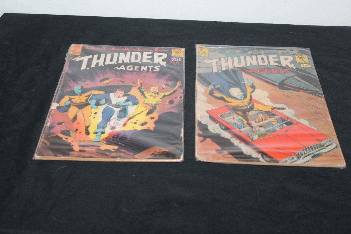 Thunder Agents 2 Comic's 1966 & 1967