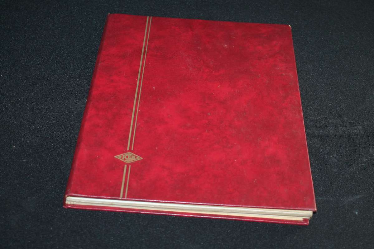 Album with Assorted Stamps Over 400 stamps