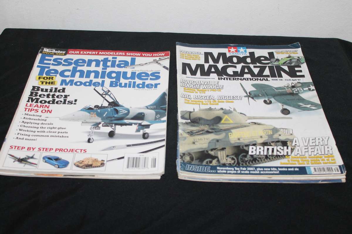 8 Scale Model Magazines