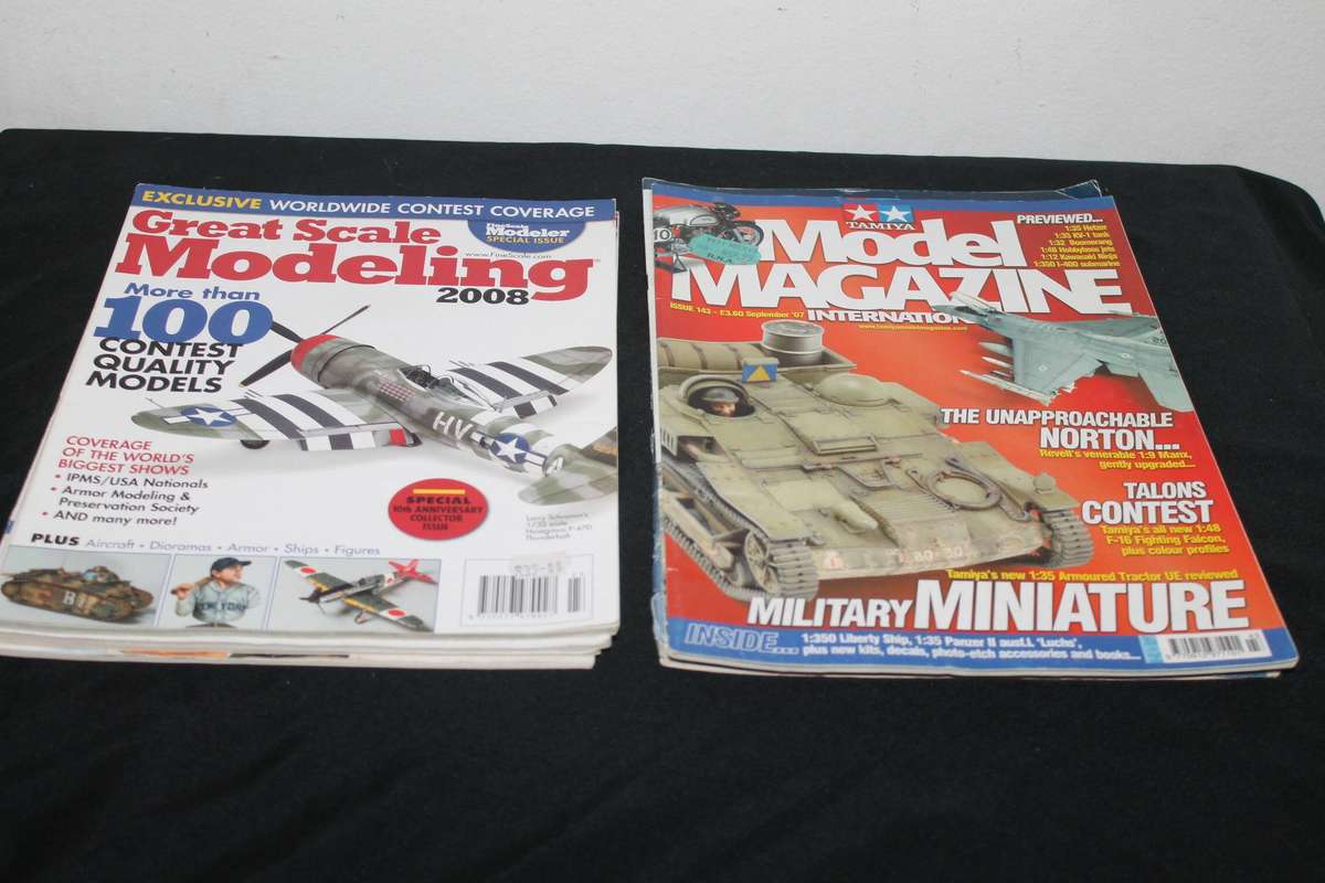8 Scale Model Magazines