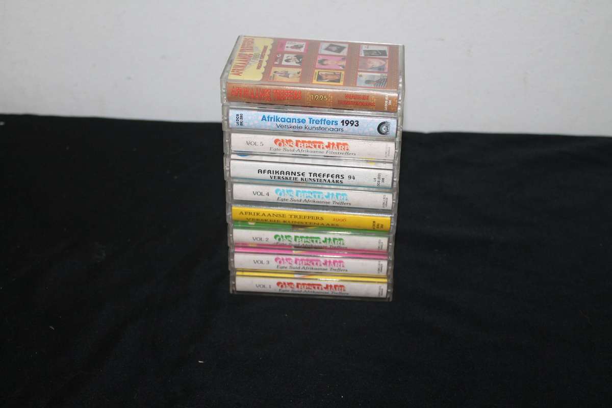 9 Assorted Afrikaans Cassette Tapes