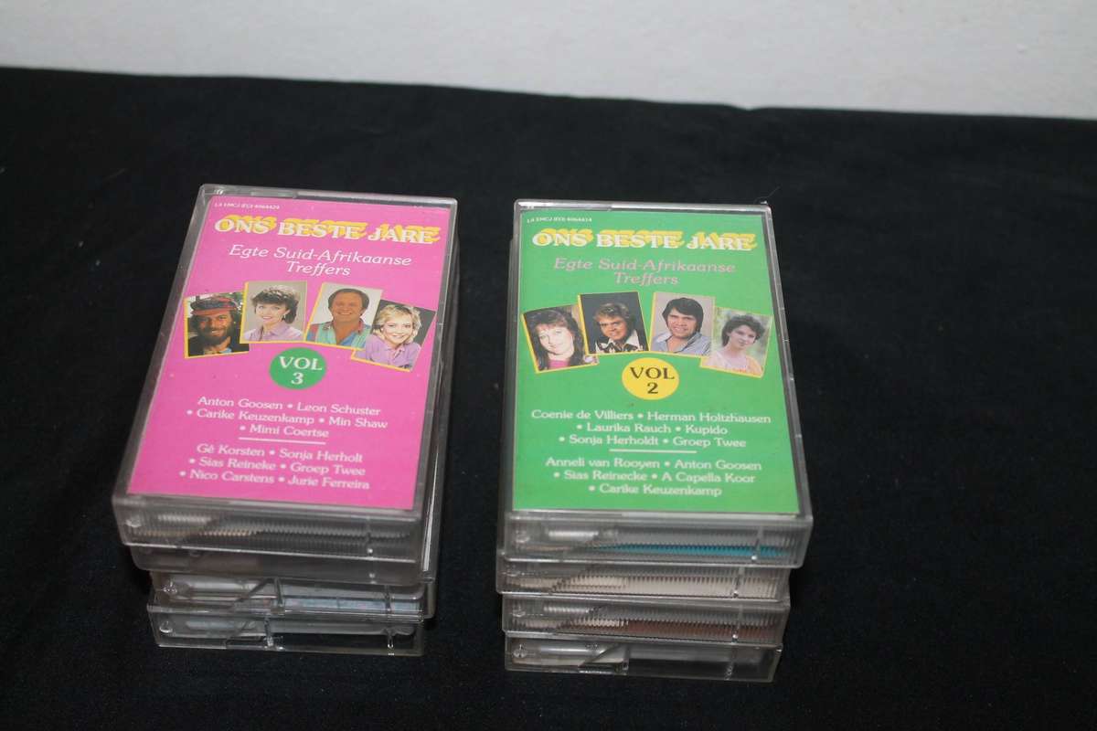 9 Assorted Afrikaans Cassette Tapes