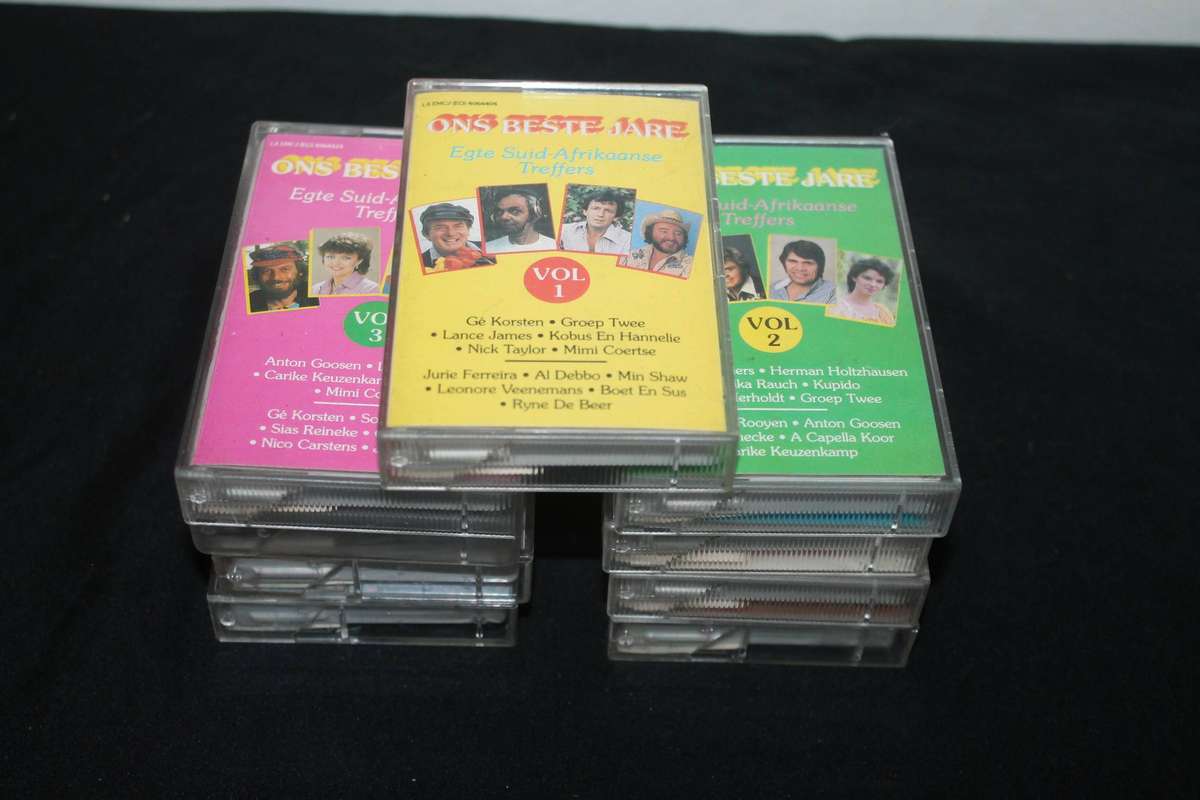 9 Assorted Afrikaans Cassette Tapes