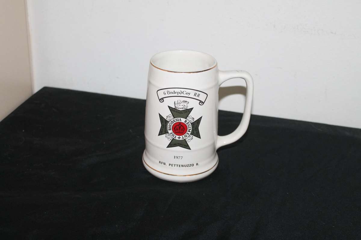 The Rhodesian Regiment Beer Mug