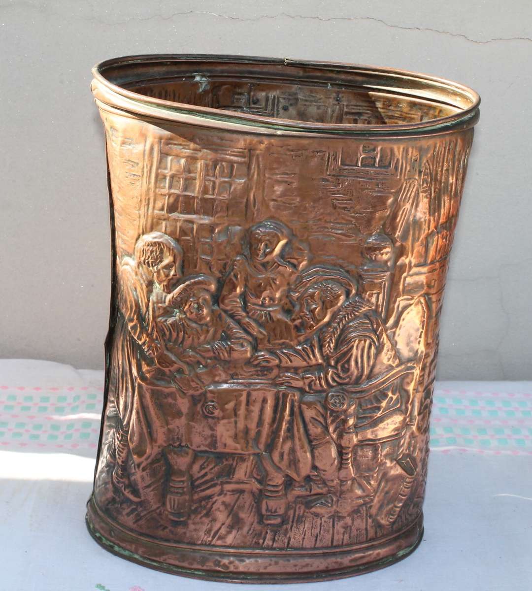 Copper Walking/Umbrella Stand