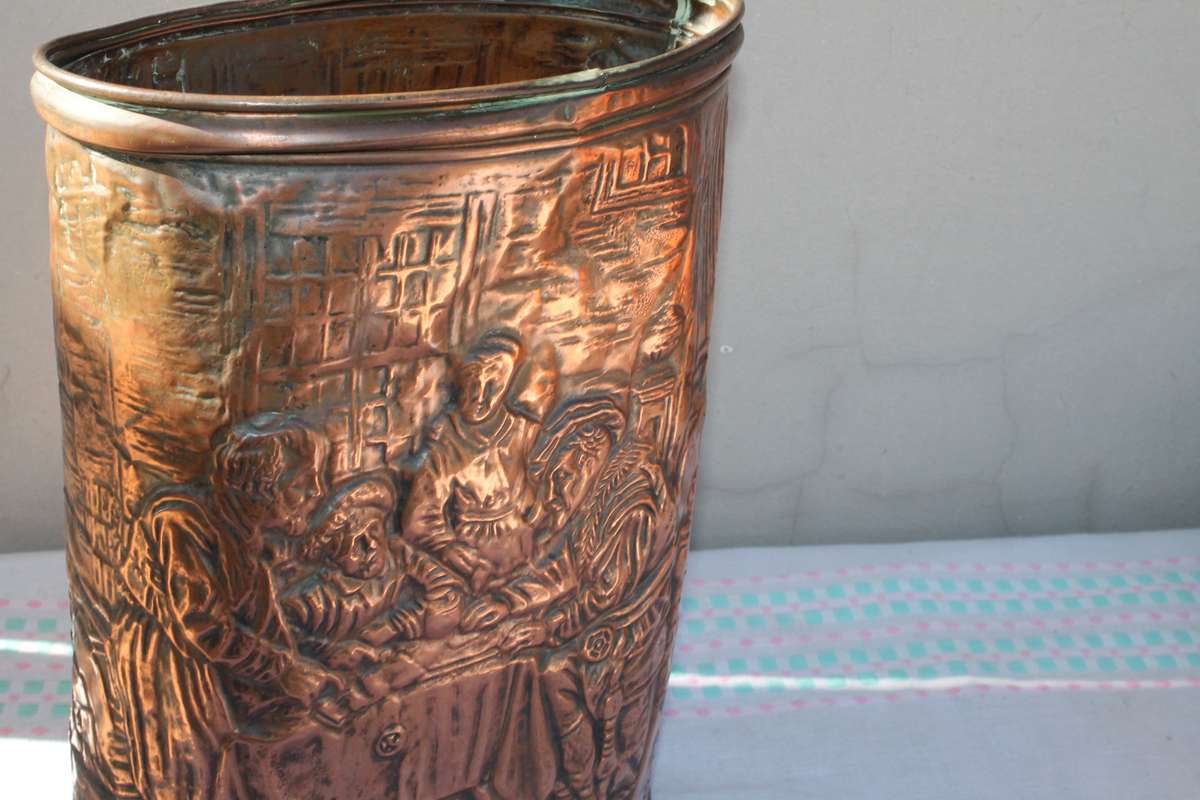 Copper Walking/Umbrella Stand