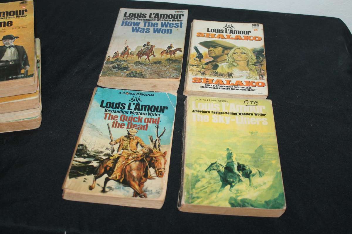 10 Louis L'Amour Books Lot 2