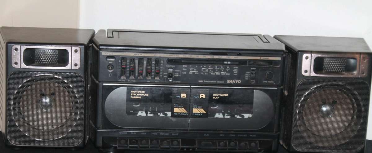 Sanyo Double Cassette "Boom" Box