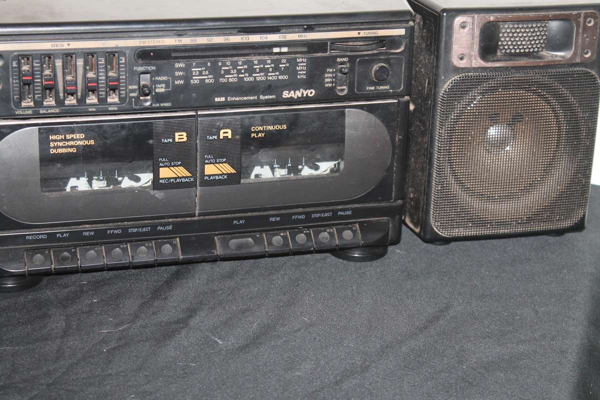 Sanyo Double Cassette "Boom" Box