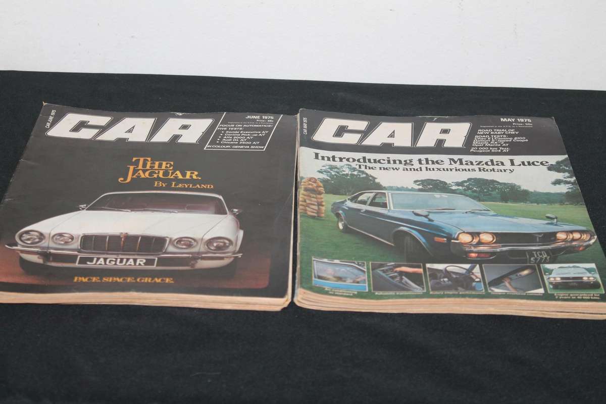 Car Magazine 1975 Jan to Dec 12 Magazines