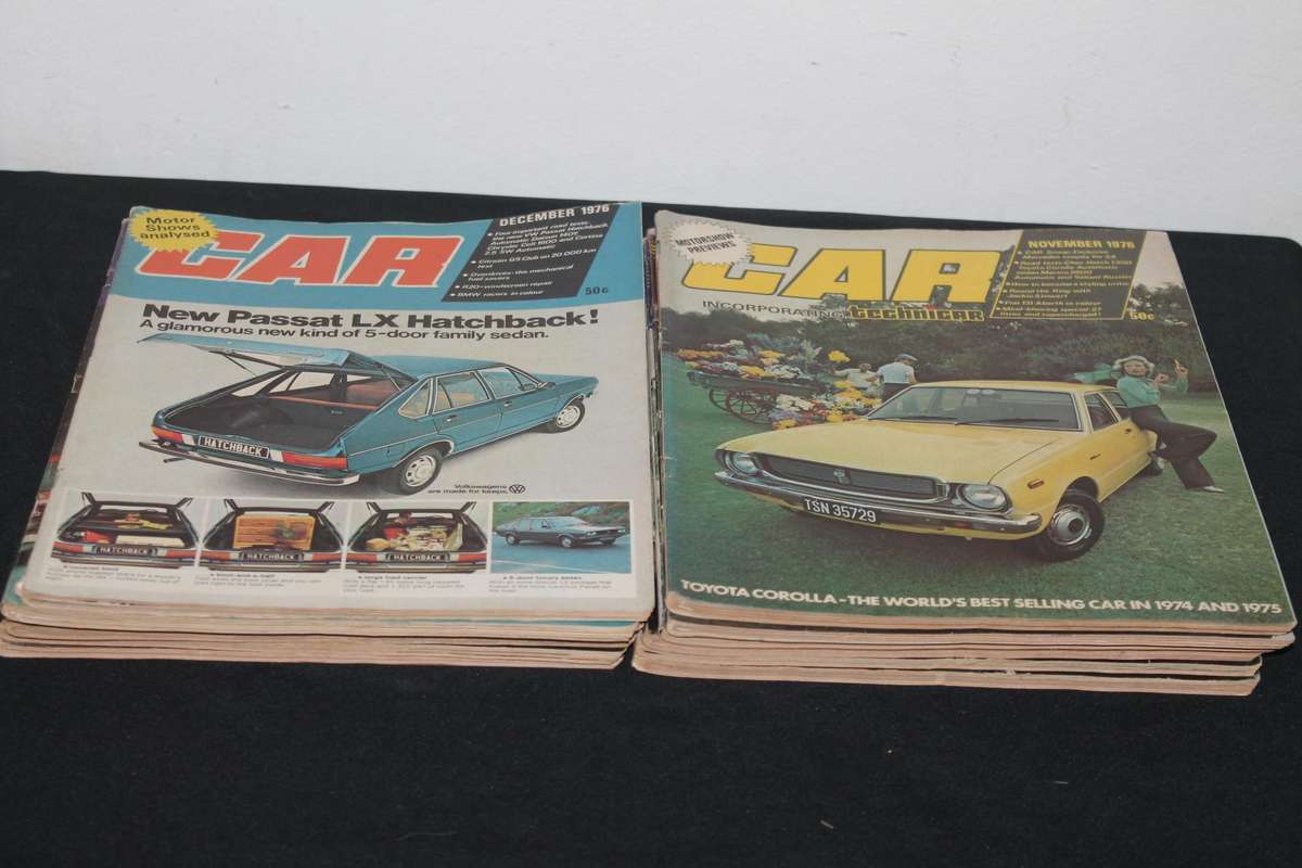 car Magazine 1976 Jan to Dec 12 Magazines