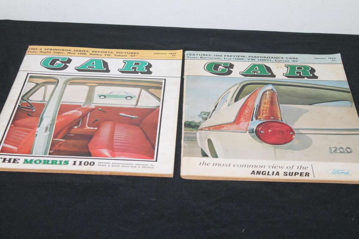 Car Magazine's 1966 Jan to Dec 12 Magazine's