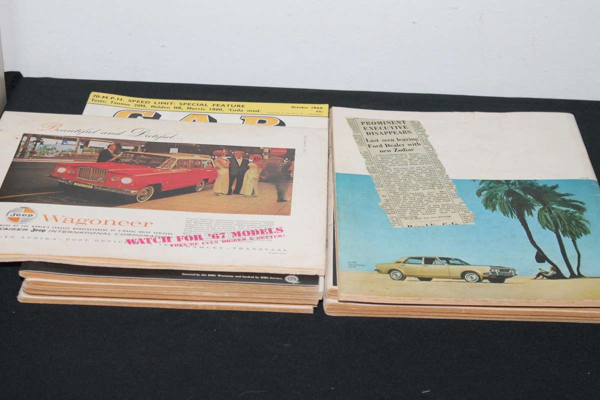 Car Magazine's 1966 Jan to Dec 12 Magazine's