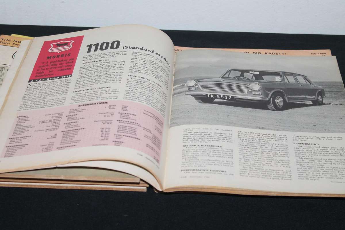 Car Magazine's 1966 Jan to Dec 12 Magazine's