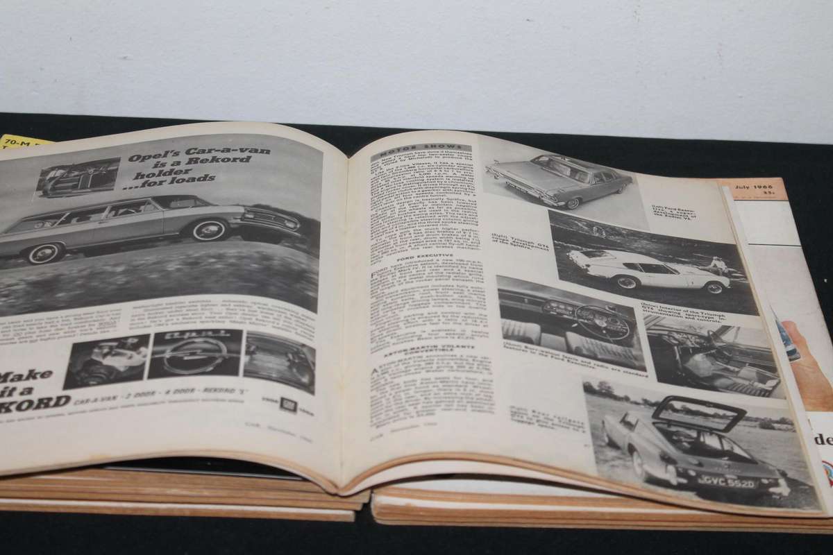 Car Magazine's 1966 Jan to Dec 12 Magazine's