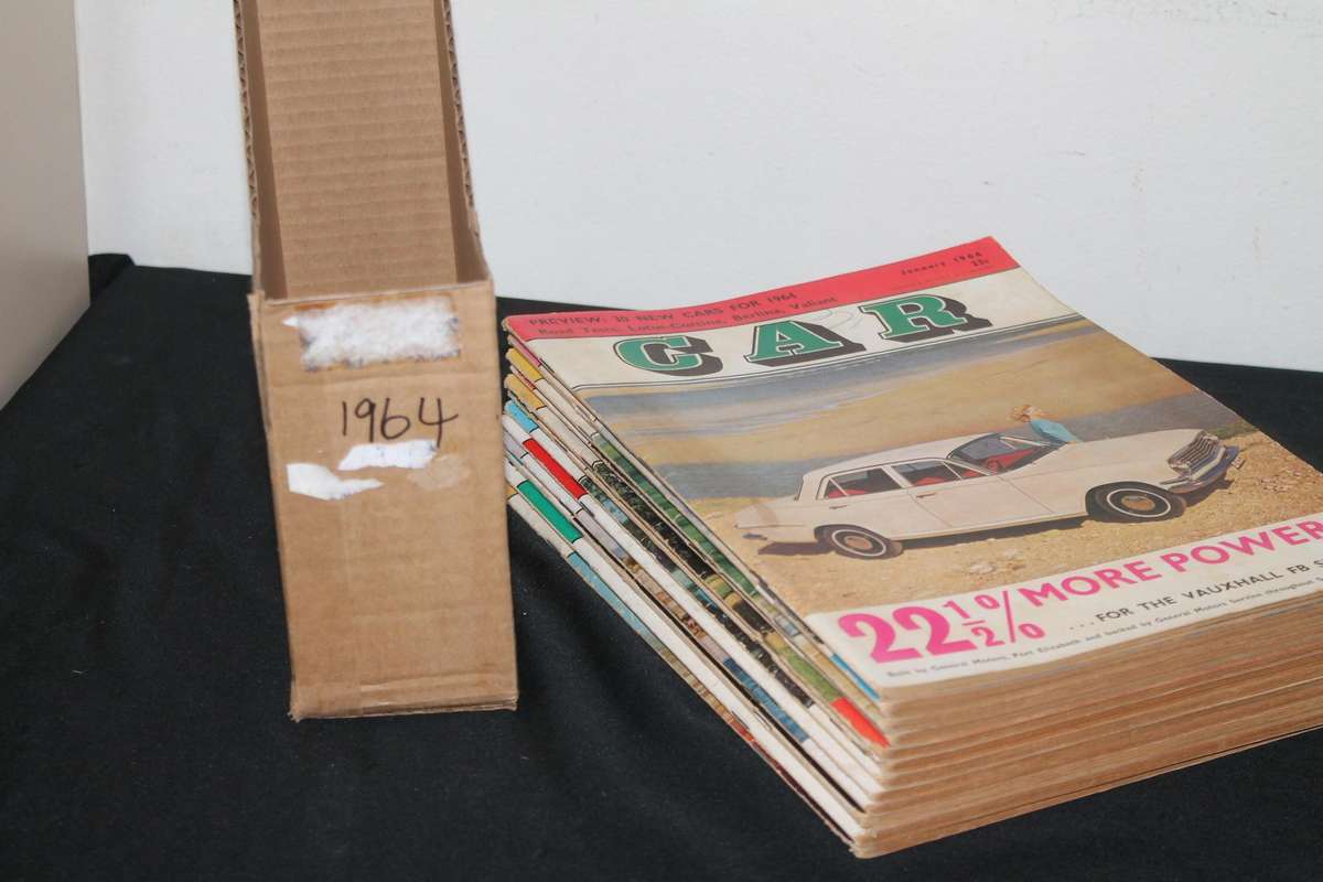 Car Magazine's 1964 Jan to Dec 12 Magazine's