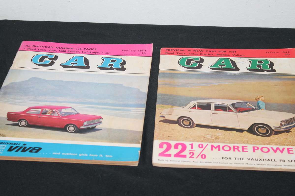 Car Magazine's 1964 Jan to Dec 12 Magazine's