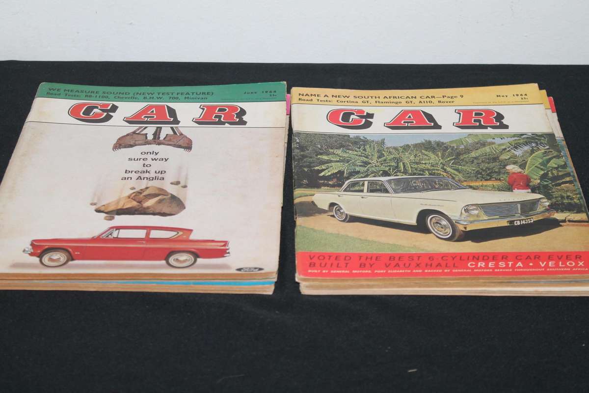 Car Magazine's 1964 Jan to Dec 12 Magazine's