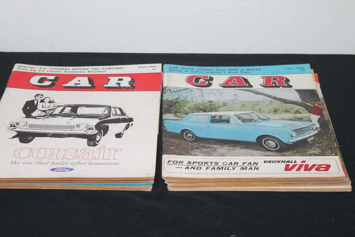 Car Magazine's 1964 Jan to Dec 12 Magazine's