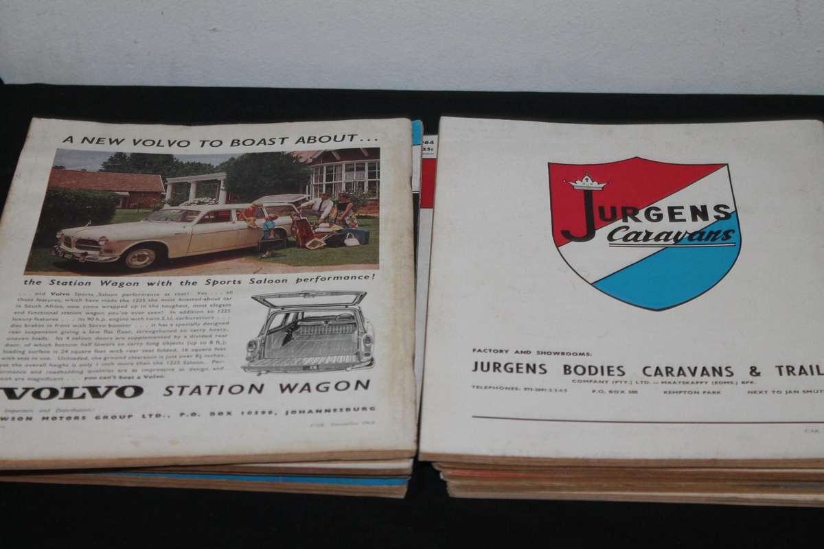 Car Magazine's 1964 Jan to Dec 12 Magazine's