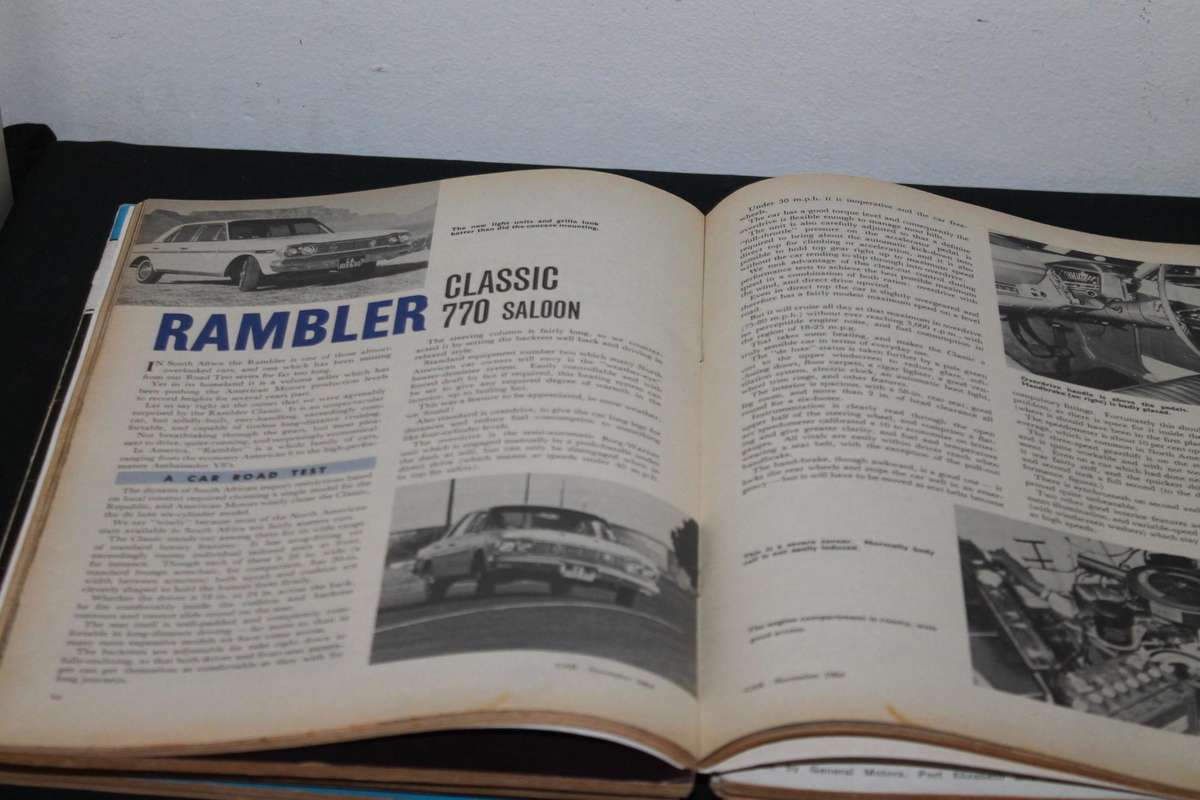 Car Magazine's 1964 Jan to Dec 12 Magazine's