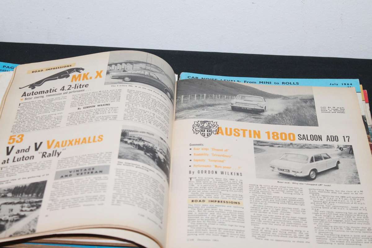 Car Magazine's 1964 Jan to Dec 12 Magazine's