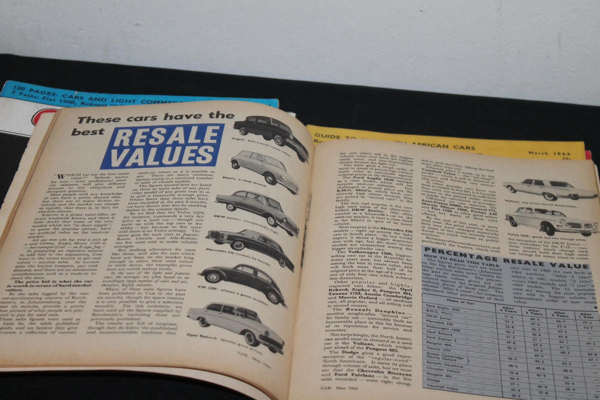Car Magazine's 1964 Jan to Dec 12 Magazine's