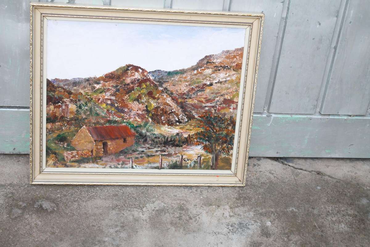 Framed Oil