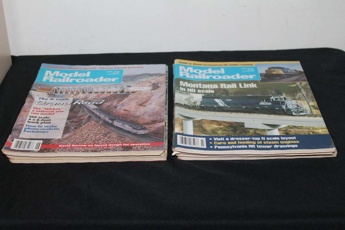 Model Railroader 12 Issues 1995