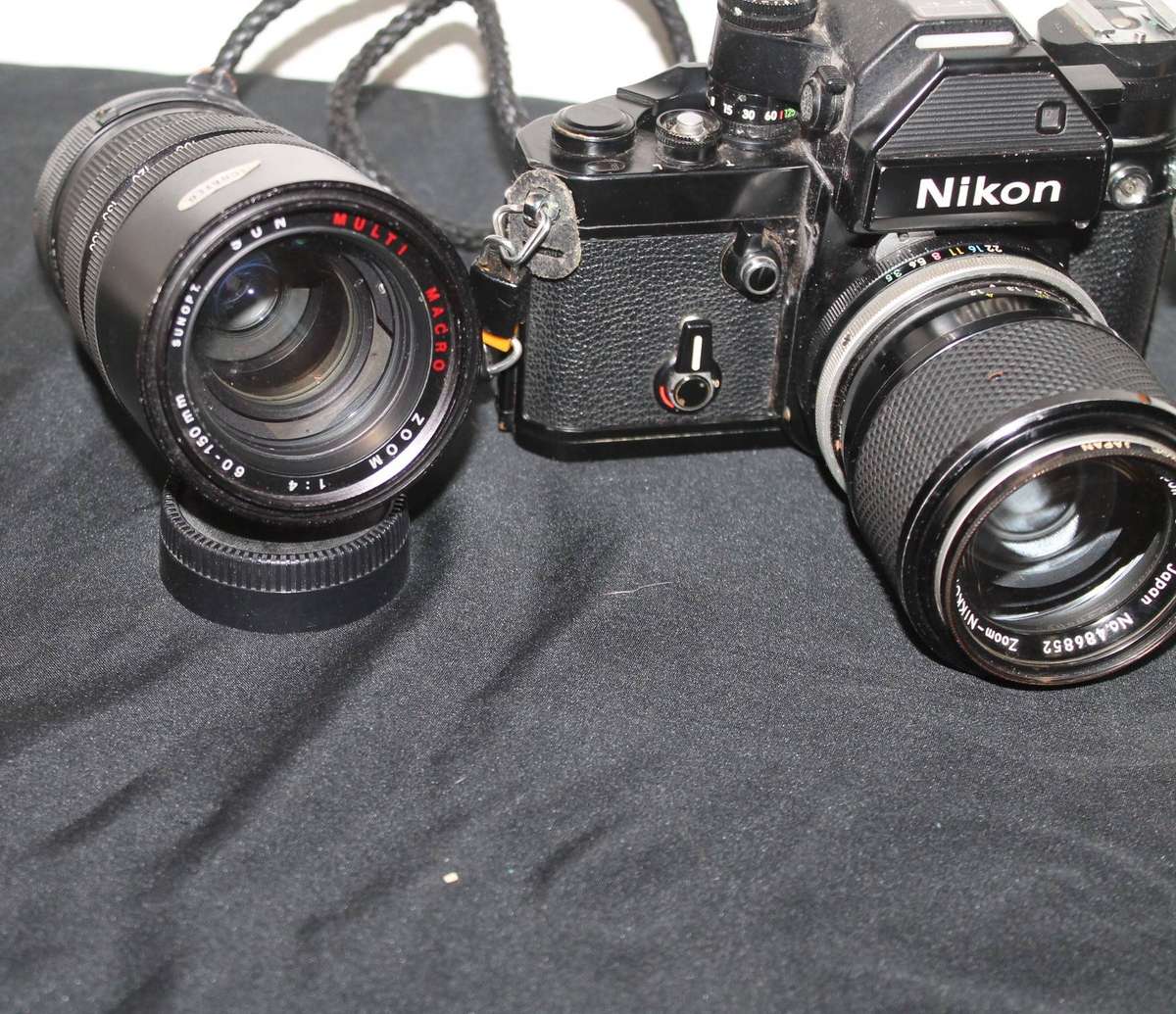 Nikon Film Camera with 2 Lenses and extra's