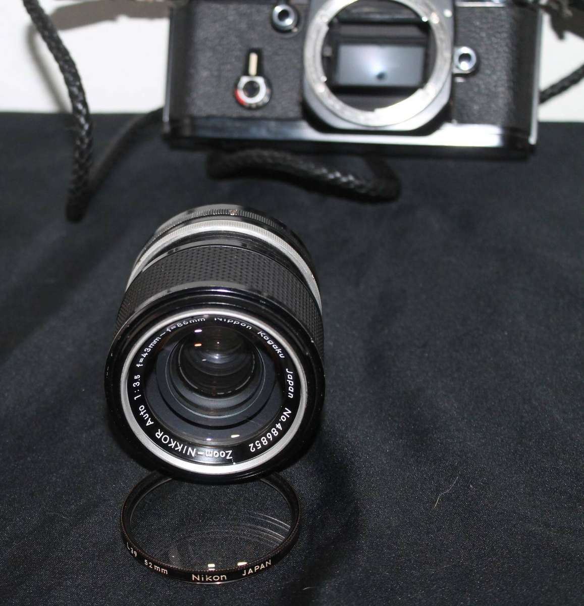 Nikon Film Camera with 2 Lenses and extra's